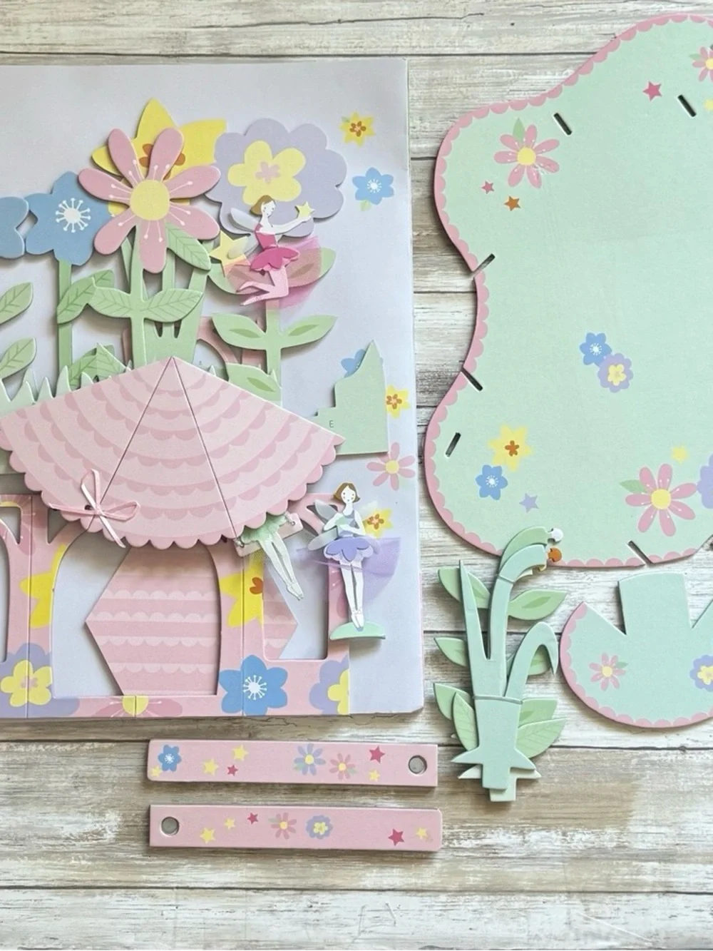 Meri Meri Fairy Wishes Centerpiece Fairy Party Garland 3D Birthday Decor Set VTG